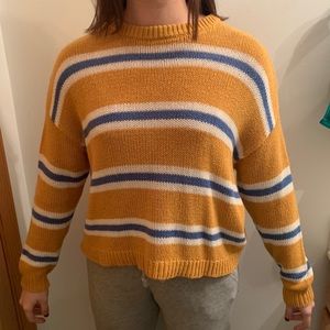 american eagle striped sweater